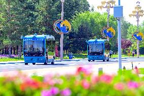 Intelligent Connected Vehicle Demonstration Application Area In Ordos