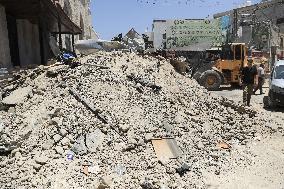 Aftermath of Israeli raid on Jenin