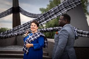 Unveiling Of The Slavery Monument In Utrecht The Netherlands