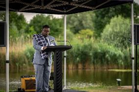 Unveiling Of The Slavery Monument In Utrecht The Netherlands