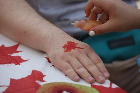 Canadians Celebrate Canada Day In Toronto