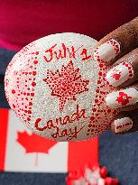 Canadians Celebrate Canada Day In Toronto