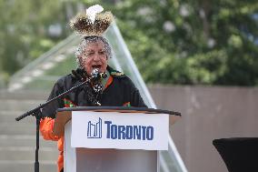 Canadians Celebrate Canada Day In Toronto