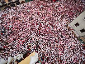 Beginning Of The Sanfermines - Pamplona