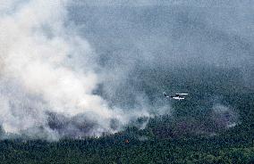 Quebec Wildfires Continue - Canada