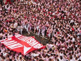 Beginning Of The Sanfermines - Pamplona