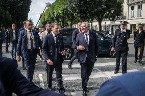 President Macron Visits Pau