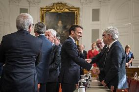 President Macron Visits Pau