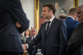 President Macron Visits Pau