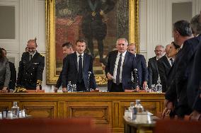 President Macron Visits Pau