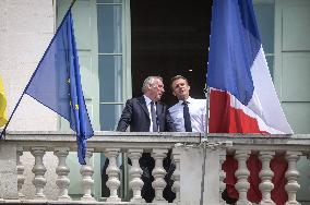 President Macron Visits Pau