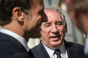 President Macron Visits Pau