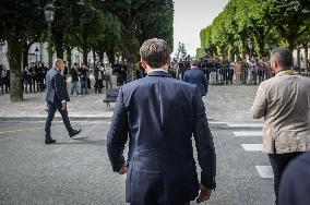 President Macron Visits Pau
