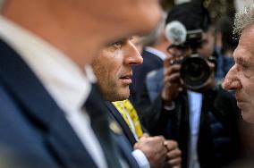 President Macron Visits Pau