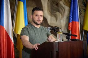 Zelensky Visits Prague