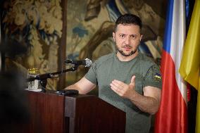 Zelensky Visits Prague