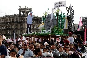 Mexico's President Lopez Obrador Celebrates His 5 Years Of Democratic Triumph