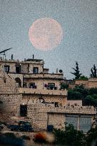 Supermoon In Syria