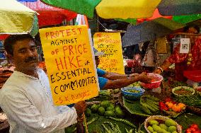 India Inflation Causes Rise In Vegetable Price Across The Nation.