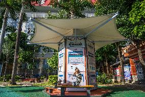 The First Outdoor Smart Fitness Monitoring Kiosk In Guangxi
