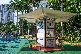 The First Outdoor Smart Fitness Monitoring Kiosk In Guangxi