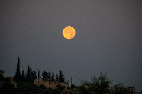 Supermoon In Syria