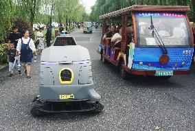 An Intelligent Sweeping Robot in Hangzhou