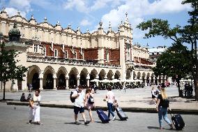 Economy And Tourism In Krakow, Poland