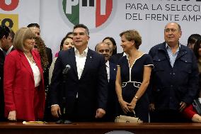 Enrique De La Madrid Registers As A Candidate For The Presidency Of Mexico