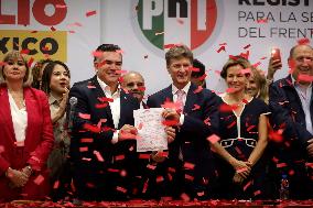 Enrique De La Madrid Registers As A Candidate For The Presidency Of Mexico