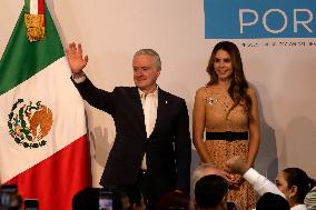 Candidates For The Presidency Of Mexico Register With The National Action Party