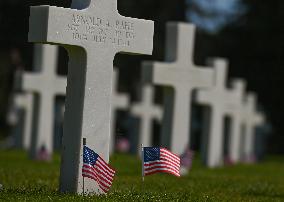 D-Day Anniversary - American Cemetary In Colleville-Sur-Mer