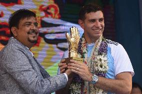 Argentina Football World Cup Hero Emi Martinez In India
