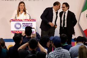 Candidates For The Presidency Of Mexico Register With The National Action Party