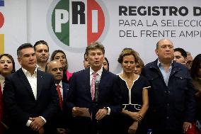 Enrique De La Madrid Registers As A Candidate For The Presidency Of Mexico