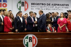 Enrique De La Madrid Registers As A Candidate For The Presidency Of Mexico