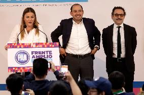 Candidates For The Presidency Of Mexico Register With The National Action Party