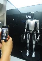 Optimus Humanoid Robot at The 2023 WAIC in Shanghai,