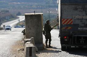 MIDEAST-NABLUS-CHECKPOINT