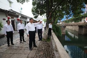 CHINA-JIANGSU-SUZHOU-XI JINPING-INSPECTION (CN)