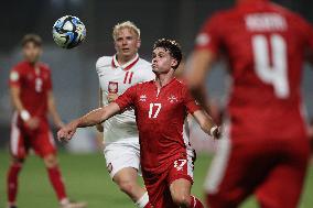 (SP)MALTA-TA'QALI-FOOTBALL-UEFA UNDER-19 EURO FINAL TOURNAMENT-POLAND VS MALTA