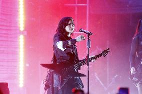 Demi Lovato At WAWA Welcome America Celebration - Philadelphia