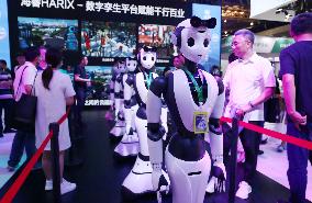 Human-like Intelligent Service Robo at The 2023 WAIC in Shanghai
