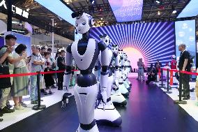 Human-like Intelligent Service Robo at The 2023 WAIC in Shanghai
