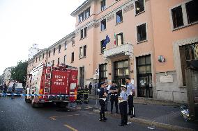 ITALY-MILAN-NURSING HOME-FIRE