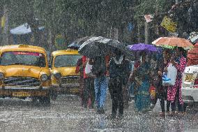 Torrential Rain In Kolkata.