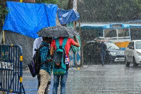 Torrential Rain In Kolkata.