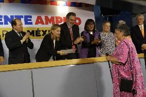 Senator Beatriz Paredes Registers As Candidate For The Presidency Of Mexico