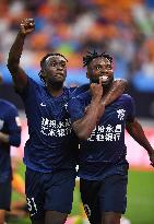 (SP)CHINA-QINGDAO-FOOTBALL-CSL-QINGDAO VS CANGZHOU (CN)