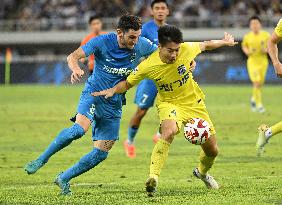 (SP)CHINA-TIANJIN-FOOTBALL-CSL-TIANJIN VS NANTONG (CN)